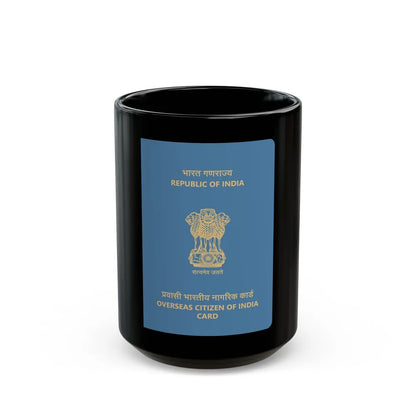 Indian Overseas Card - Black Coffee Mug-15oz-Go Mug Yourself