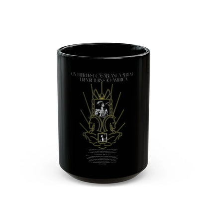 T Rex 1974 (Music Poster) Black Coffee Mug-15oz-Go Mug Yourself