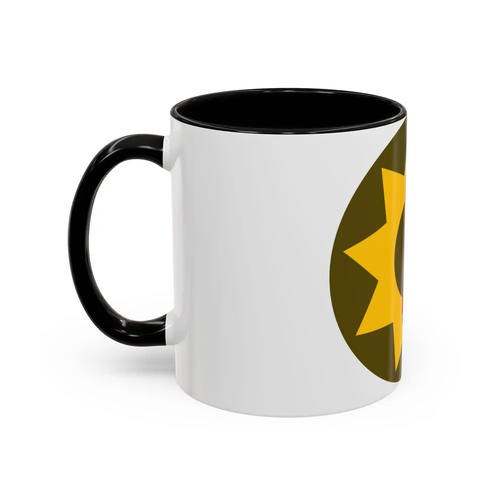 Pacific Coastal Frontier (U.S. Army) Accent Coffee Mug-Go Mug Yourself