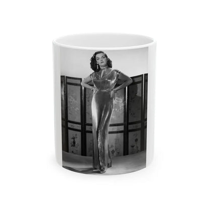 Jane Russell #223 (Vintage Female Icon) White Coffee Mug-11oz-Go Mug Yourself