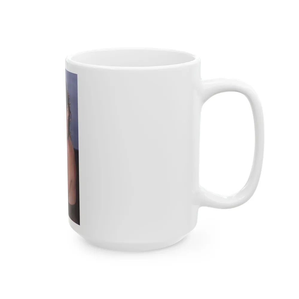 Linda Blair #195 - Topless (Vintage Female Icon) White Coffee Mug-Go Mug Yourself