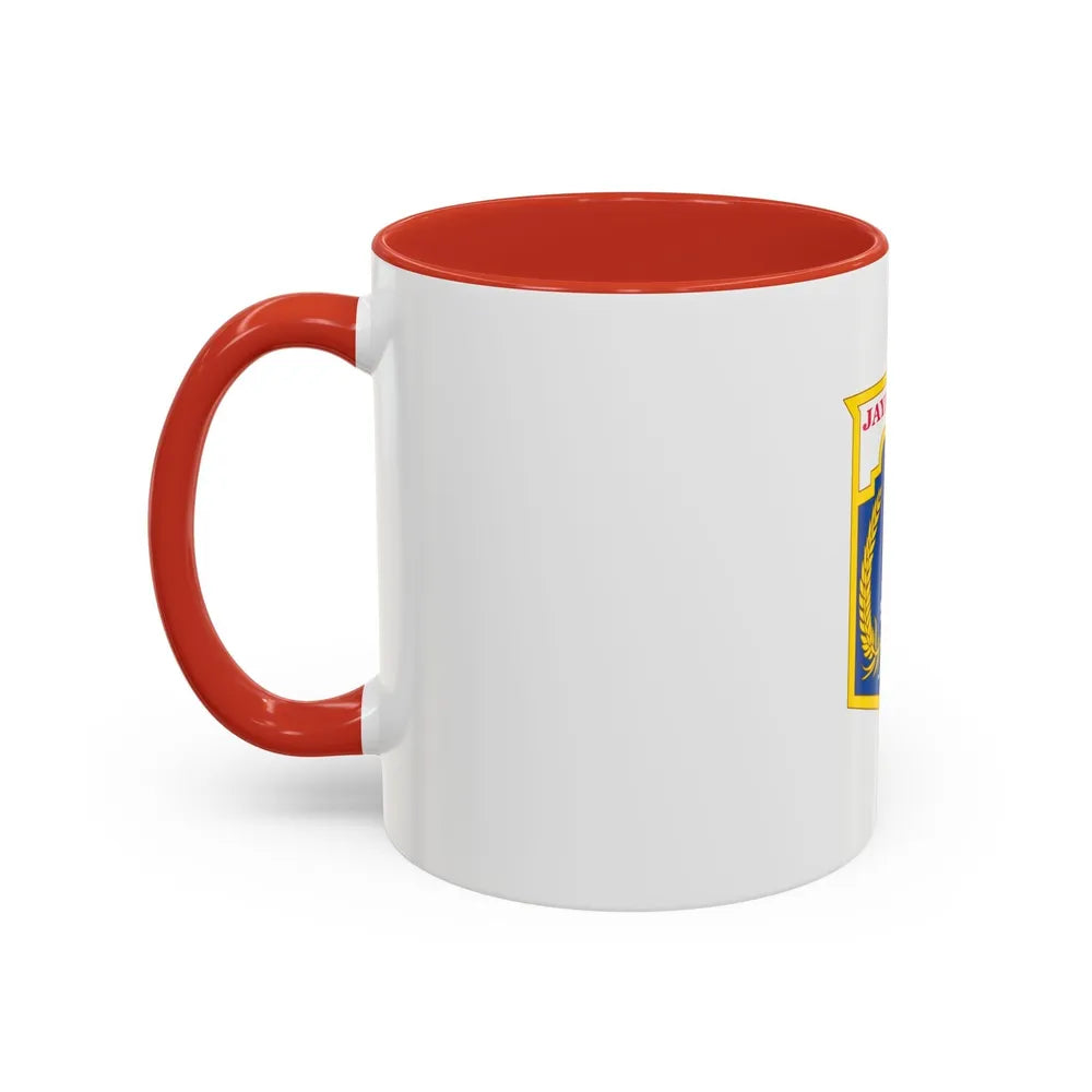 Flag of Jakarta Indonesia - Accent Coffee Mug-Go Mug Yourself