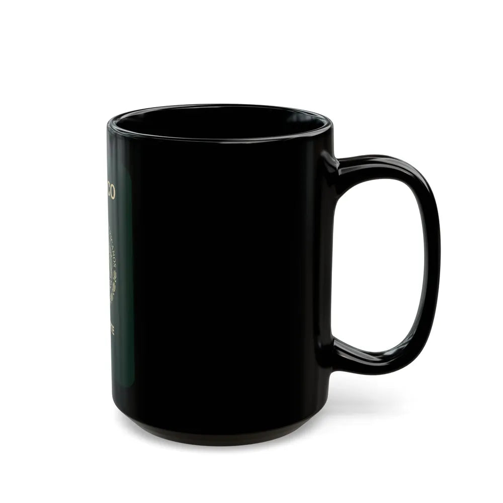 Mexican Passport - Black Coffee Mug-Go Mug Yourself