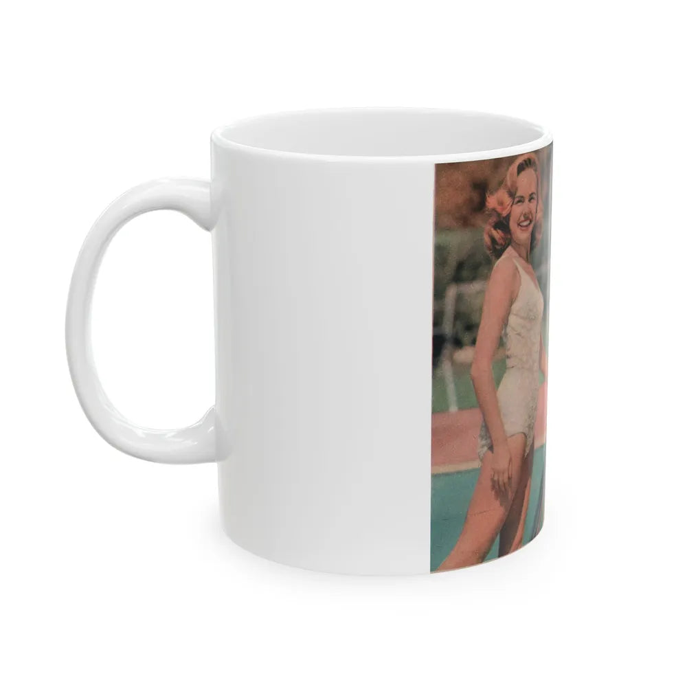 Terry Moore #535 - 5x6 Magazine Page Photo Clipping (Vintage Female Icon) White Coffee Mug-Go Mug Yourself