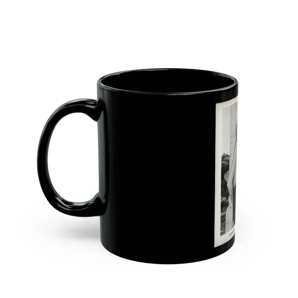 Eve Meyer #57 (Vintage Female Icon) Black Coffee Mug-Go Mug Yourself