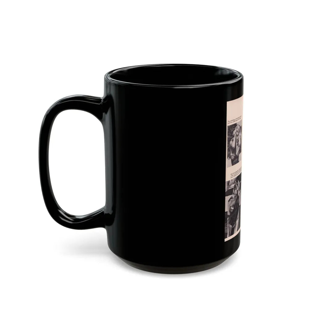 Eve Meyer #26 (Vintage Female Icon) Black Coffee Mug-Go Mug Yourself