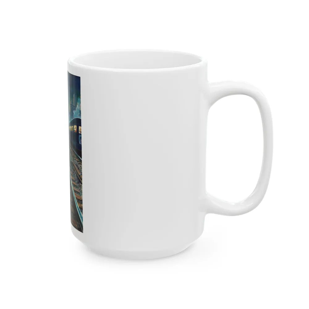 Entering the Station - White Coffee Mug-Go Mug Yourself