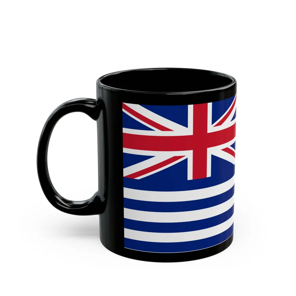 Upper Murray River Flag - Black Coffee Mug-Go Mug Yourself