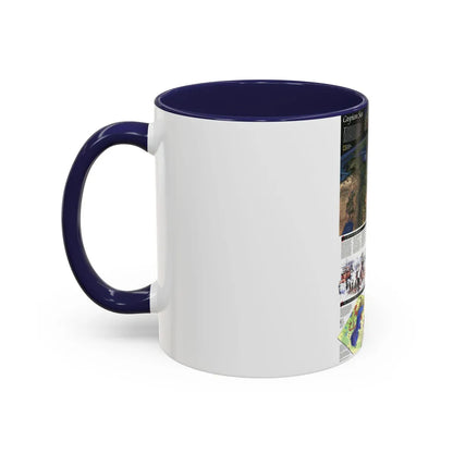 Caspian Sea (1999) (Map) Accent Coffee Mug-Go Mug Yourself