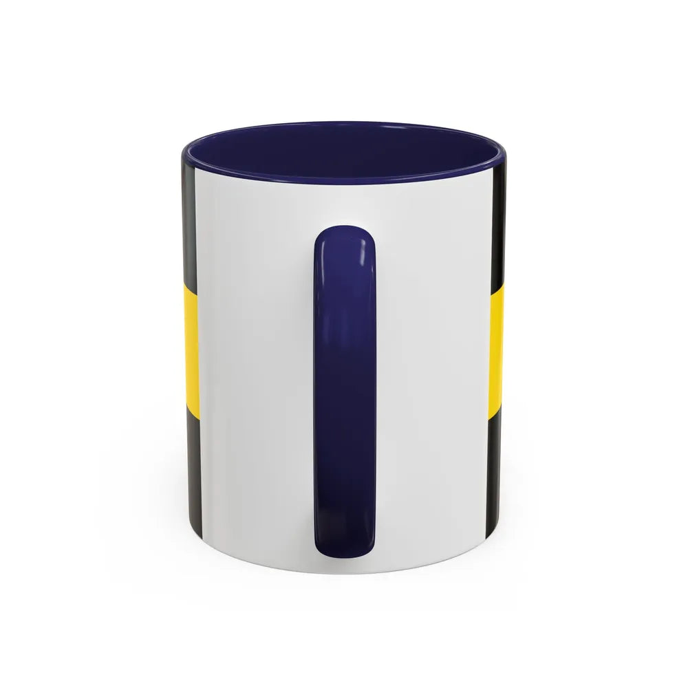 Flag of Amberg Germany - Accent Coffee Mug-Go Mug Yourself