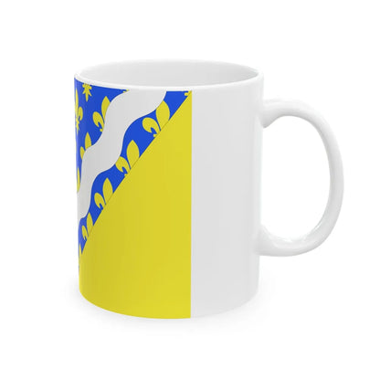 Flag of Val de Marne France 2 - White Coffee Mug-Go Mug Yourself