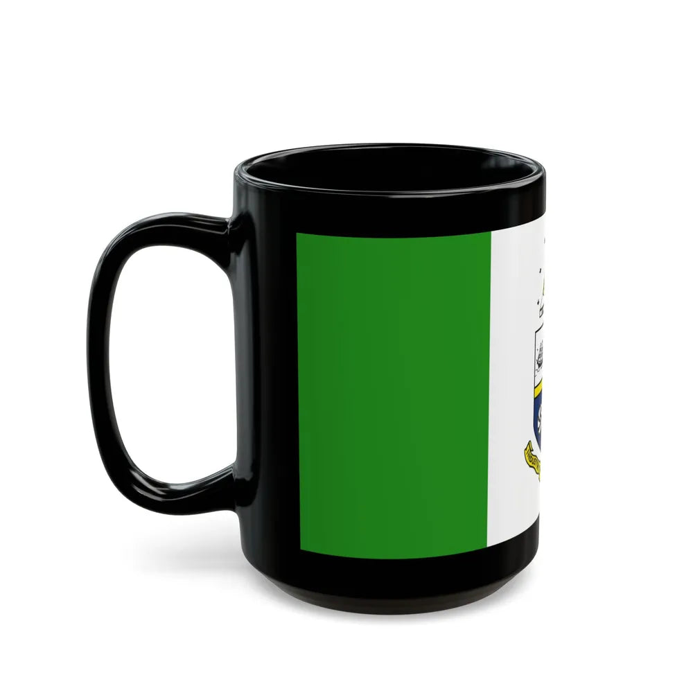 Flag of St Catharines Ontario Canada - Black Coffee Mug-Go Mug Yourself