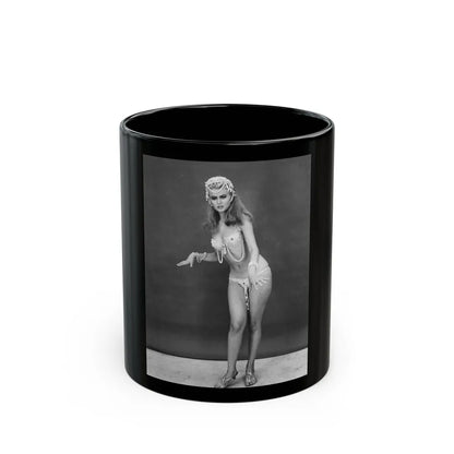 Pamela Tiffin #27 (Vintage Female Icon) Black Coffee Mug-11oz-Go Mug Yourself