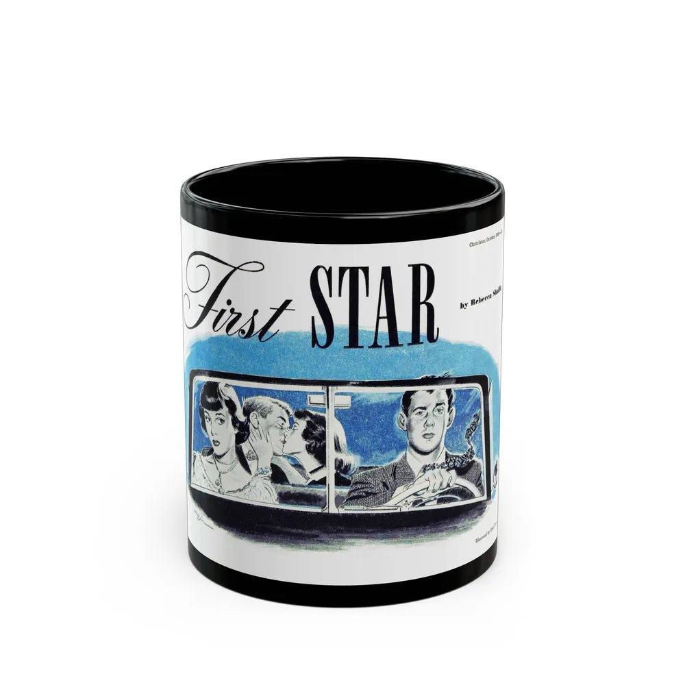 First Star, Chatelaine, October 1949 - Black Coffee Mug-11oz-Go Mug Yourself