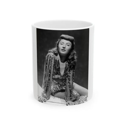 Barbara Stanwyck #177 (Vintage Female Icon) White Coffee Mug-11oz-Go Mug Yourself