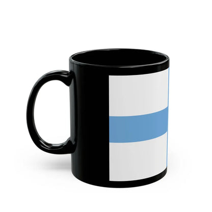 Flag of Argentine Patriotic League - Black Coffee Mug-Go Mug Yourself