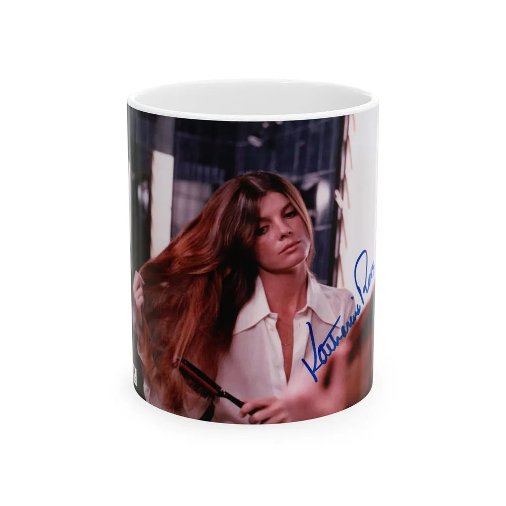 Katharine Ross #99 (Vintage Female Icon) White Coffee Mug-11oz-Go Mug Yourself