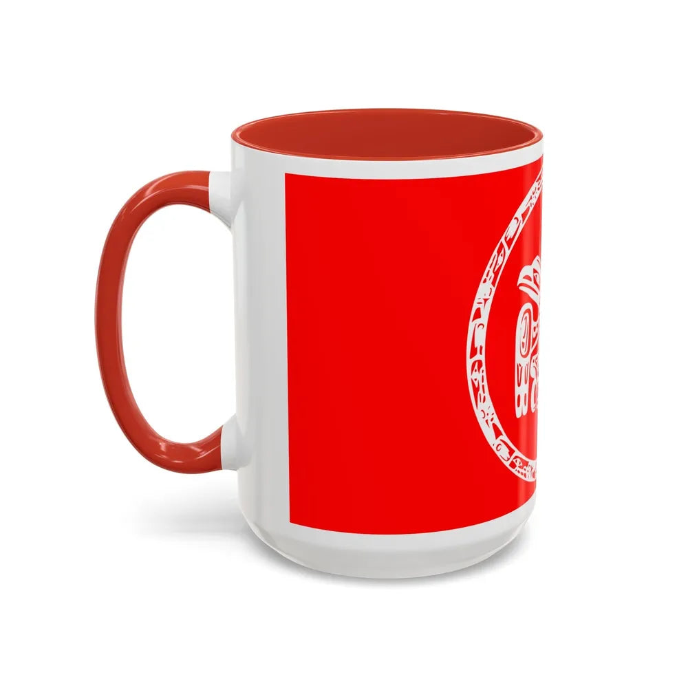 Haida Flag - Accent Coffee Mug-Go Mug Yourself