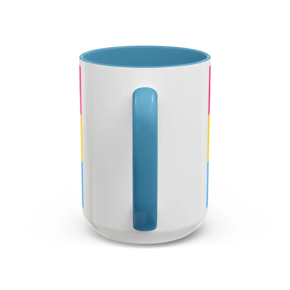 Pansexuality Pride Flag - Accent Coffee Mug-Go Mug Yourself