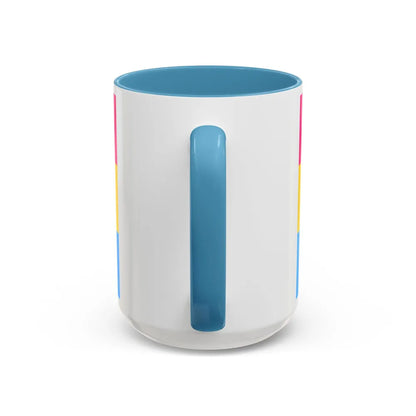 Pansexuality Pride Flag - Accent Coffee Mug-Go Mug Yourself