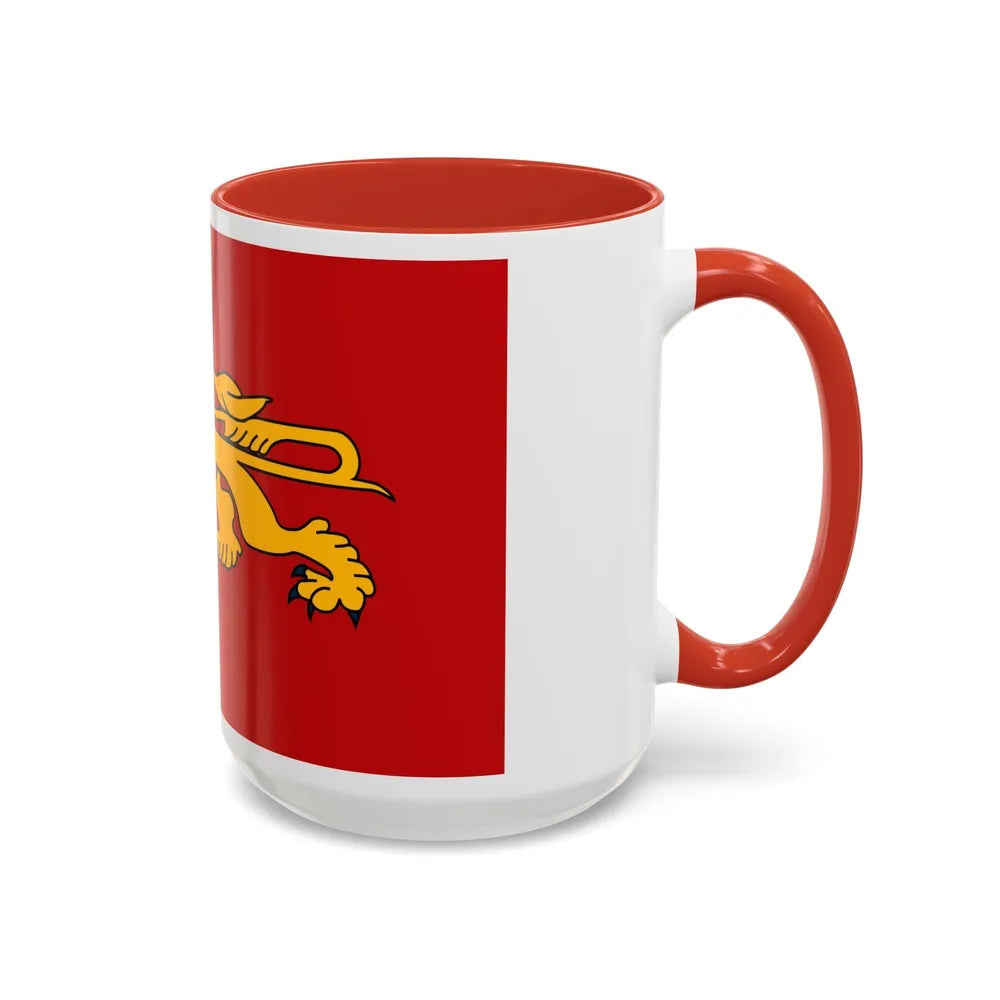 Flag of Aquitaine France - Accent Coffee Mug-Go Mug Yourself