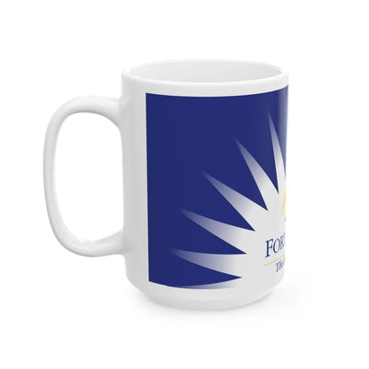 Flag of Fort St John British Columbia Canada - White Coffee Mug-Go Mug Yourself