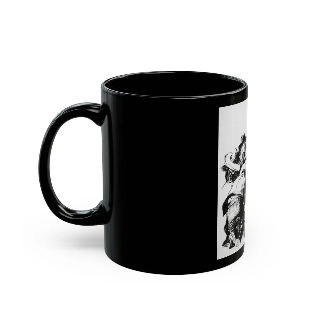 Comanche Kid, Adventure Magazine, 1937 - Black Coffee Mug-Go Mug Yourself