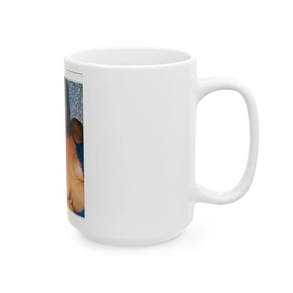 Linda Blair #219 - Topless (Vintage Female Icon) White Coffee Mug-Go Mug Yourself