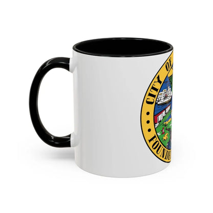 Seal of Sacramento California - Accent Coffee Mug-Go Mug Yourself