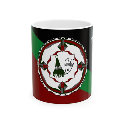 Flag of East New Britain Papa New Guinea - White Coffee Mug-11oz-Go Mug Yourself