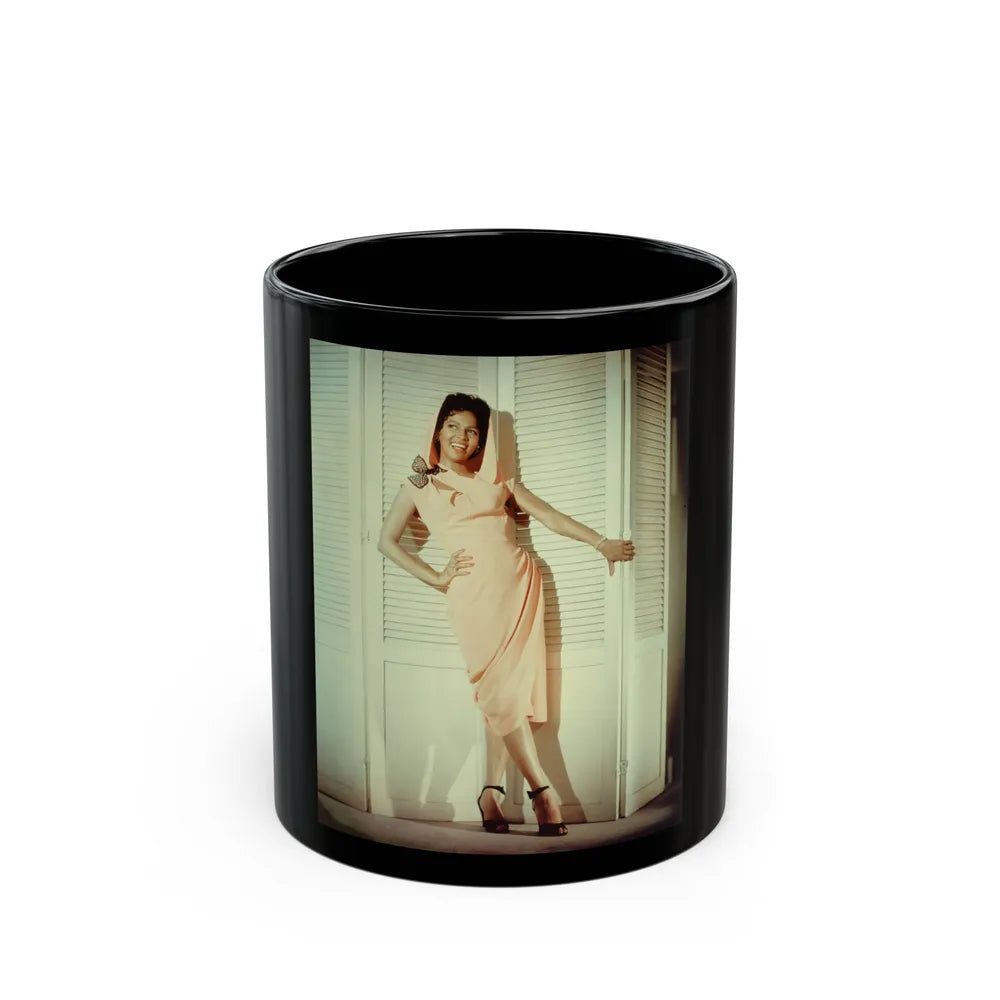 Dorothy Dandridge #96 (Vintage Female Icon) Black Coffee Mug-11oz-Go Mug Yourself