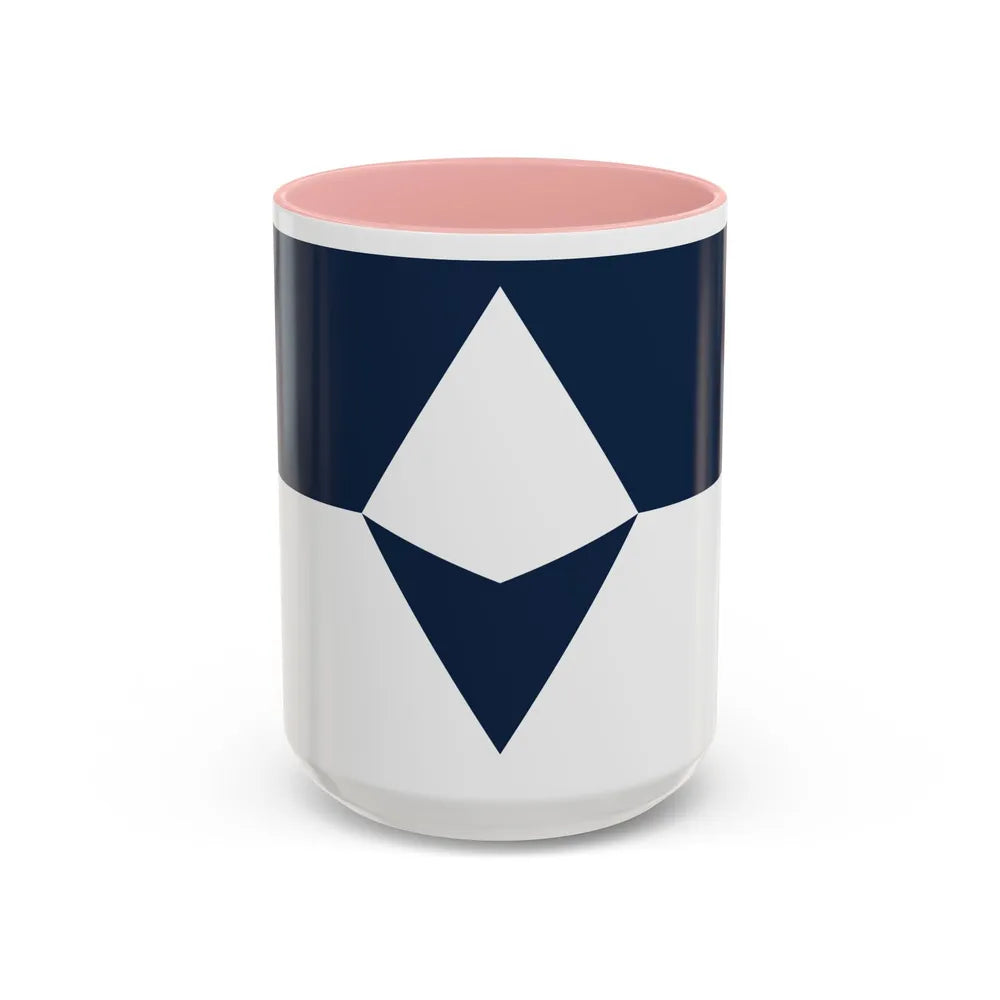 True South Antarctic Flag - Accent Coffee Mug-15oz-Pink-Go Mug Yourself