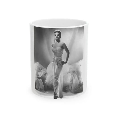 Debra Paget #101 (Vintage Female Icon) White Coffee Mug-11oz-Go Mug Yourself