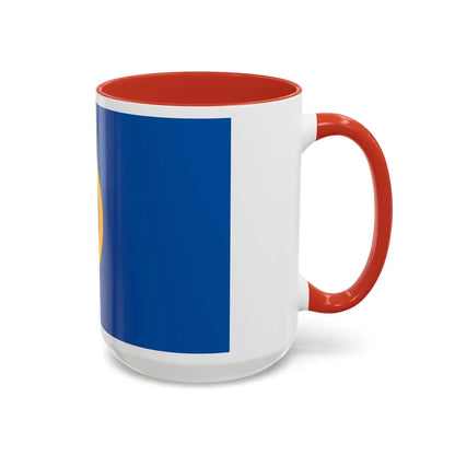 Flag of Calne UK - Accent Coffee Mug-Go Mug Yourself