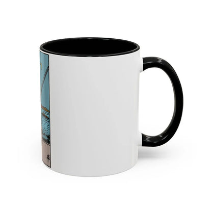 The 2 of Swords (Tarot Card) Accent Coffee Mug-Go Mug Yourself