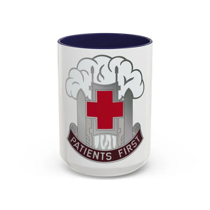 McAfee Hospital (U.S. Army) Accent Coffee Mug-15oz-Navy-Go Mug Yourself