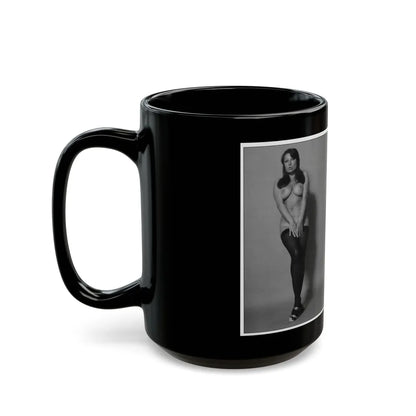 June Palmer #208 (Vintage Female Icon) Black Coffee Mug-Go Mug Yourself