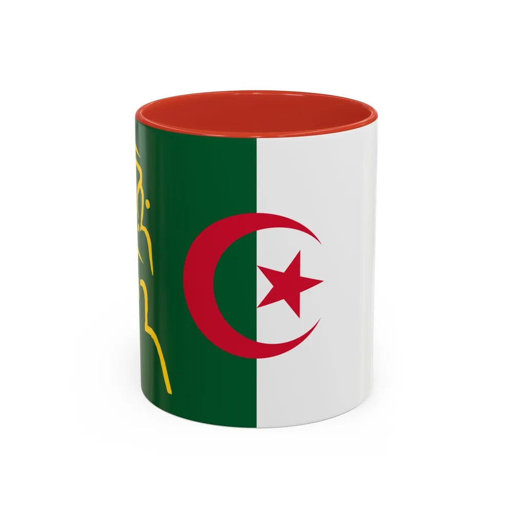 Presidential Standard of Algeria - Accent Coffee Mug-11oz-Red-Go Mug Yourself