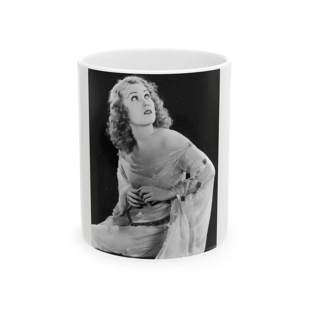 Fay Wray #40 (Vintage Female Icon) White Coffee Mug-11oz-Go Mug Yourself