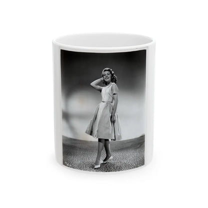 Janette Scott #49 (Vintage Female Icon) White Coffee Mug-11oz-Go Mug Yourself