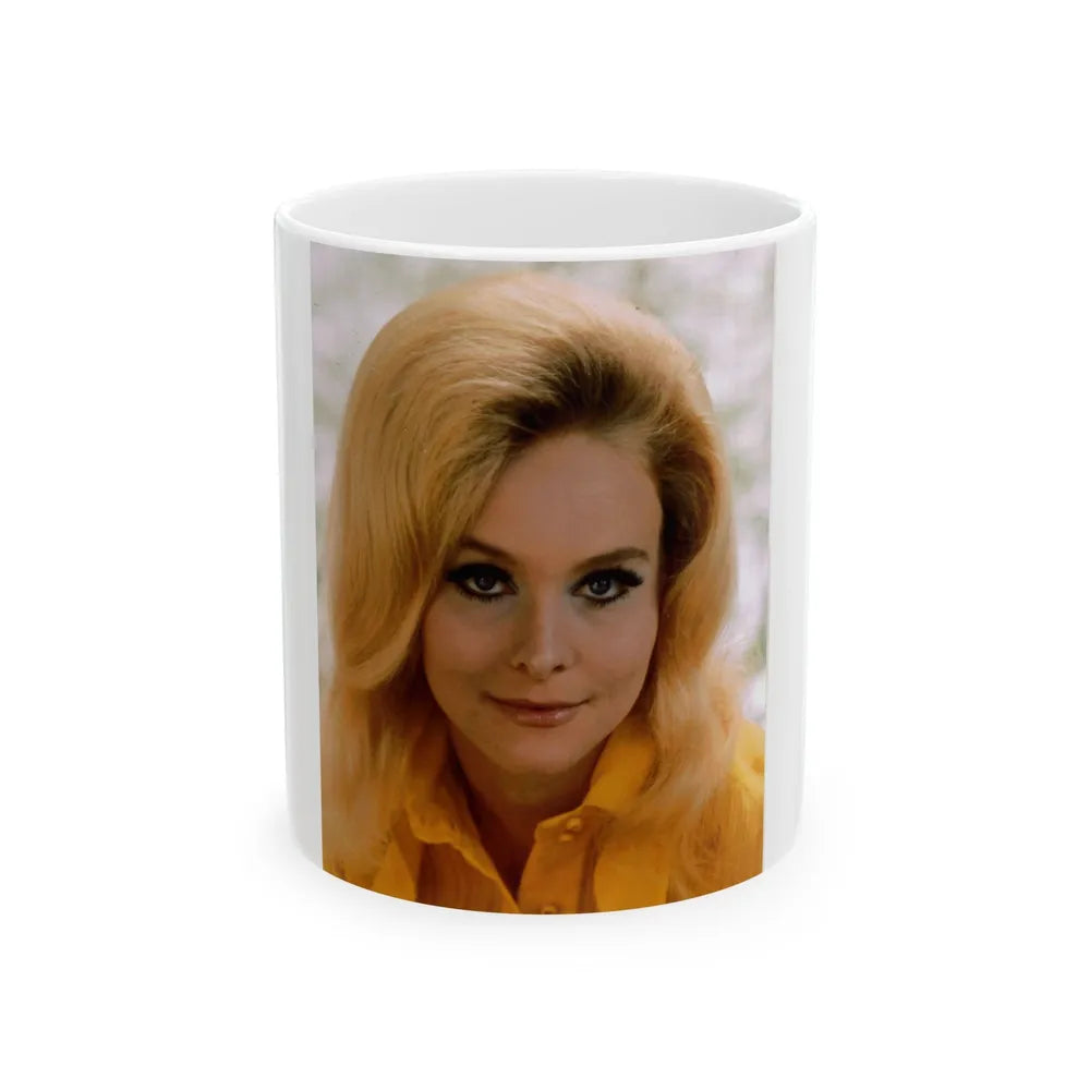 Diane McBain #28 (Vintage Female Icon) White Coffee Mug-11oz-Go Mug Yourself