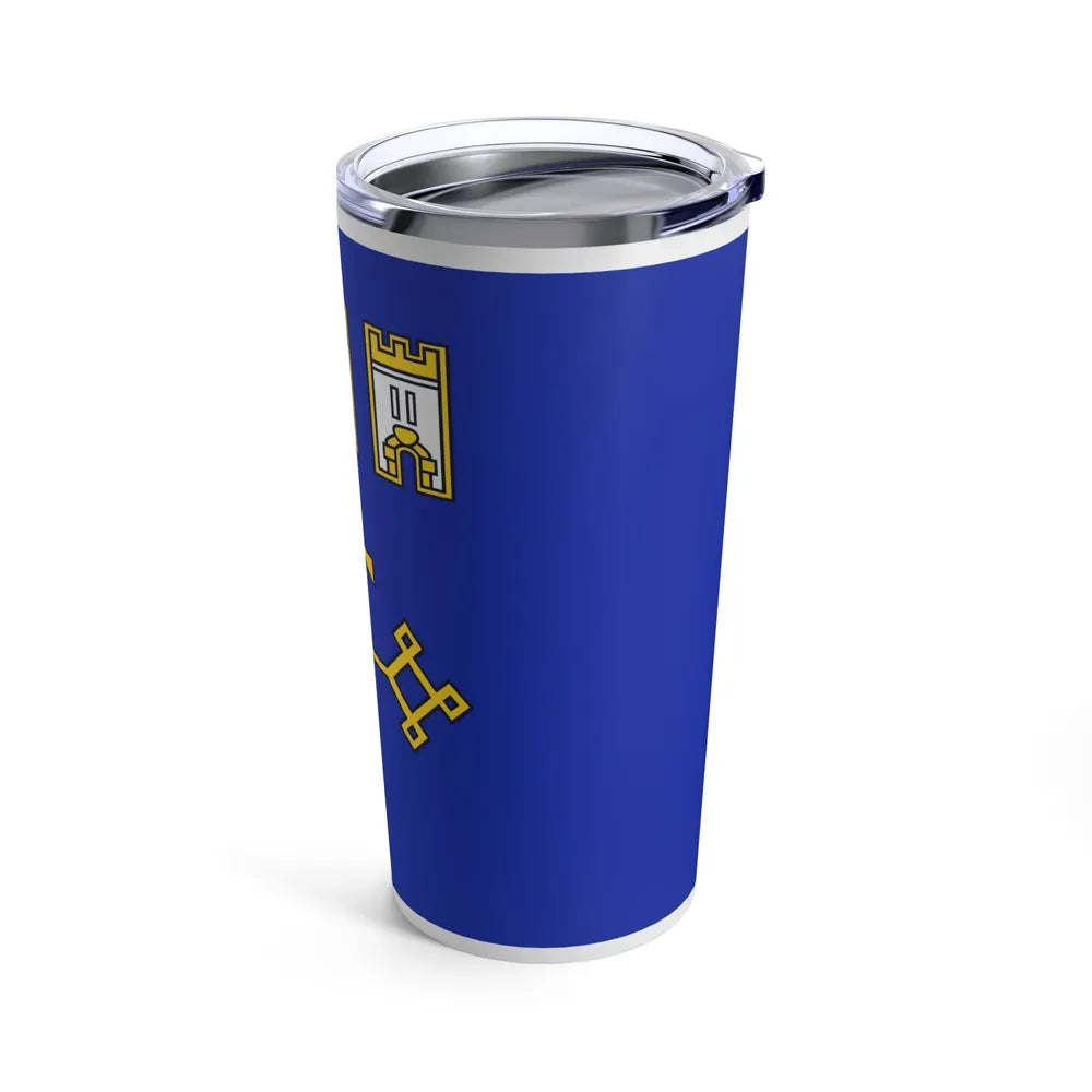 Flag of Ternopil Oblast Ukraine - Tumbler 20oz-Go Mug Yourself