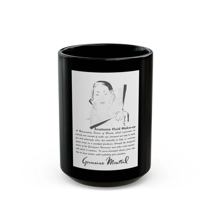 Germaine Monteil, 1952 - Black Coffee Mug-15oz-Go Mug Yourself