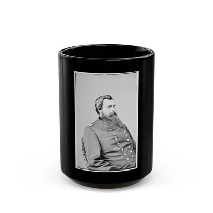 Portrait Of Maj. Gen. N. Martin Curtis, Officer Of The Federal Army (U.S. Civil War) Black Coffee Mug-15oz-Go Mug Yourself