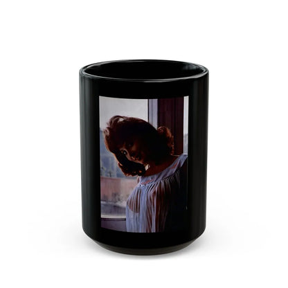 Tina Louise #96 - See through night gown (Vintage Female Icon) Black Coffee Mug-15oz-Go Mug Yourself