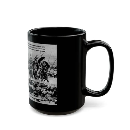 Give A Dame A Gun And She's A Killer, Real Men, February 1971 - Black Coffee Mug-Go Mug Yourself