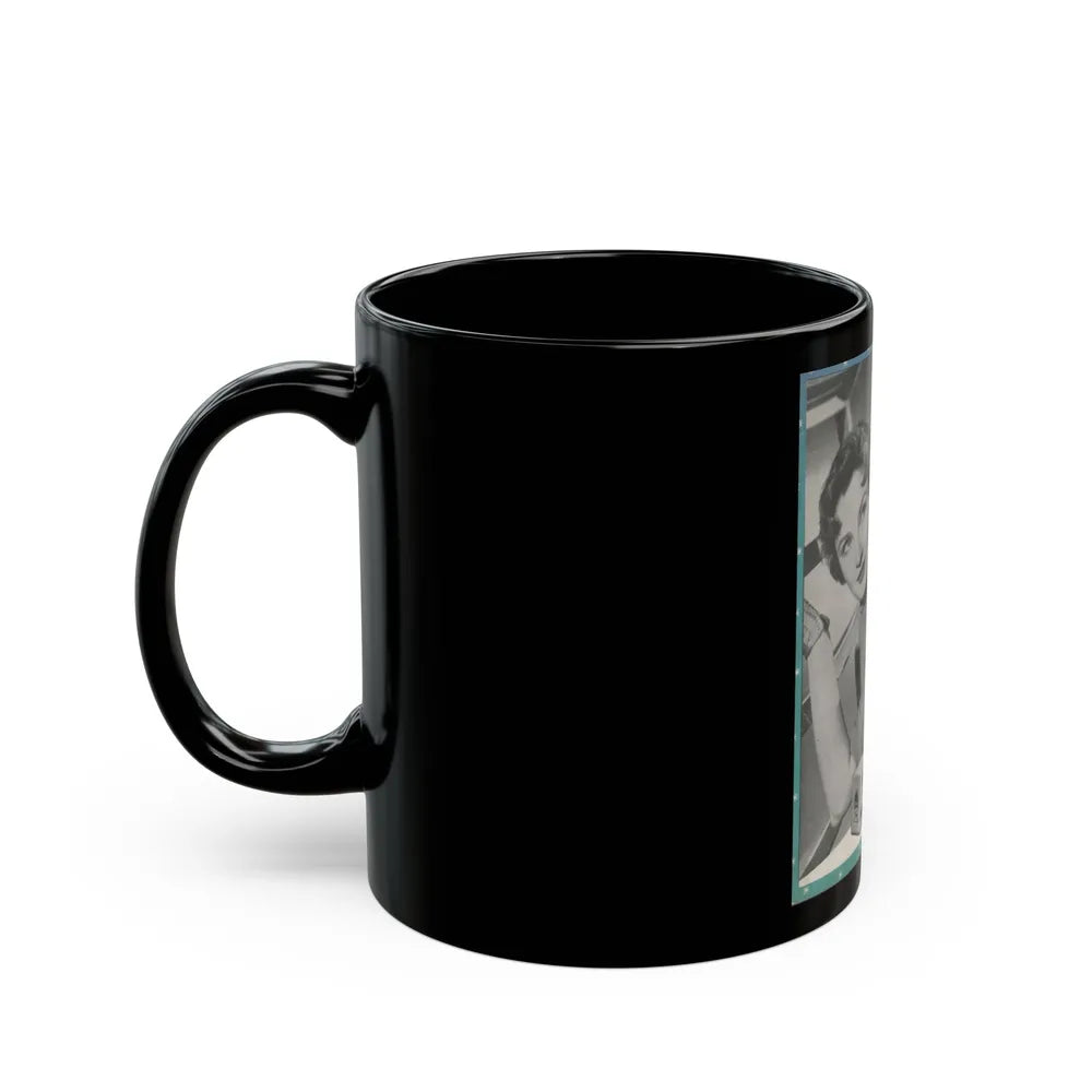 Carol Ohmart #54 - Paramount Trade Add (Vintage Female Icon) Black Coffee Mug-Go Mug Yourself