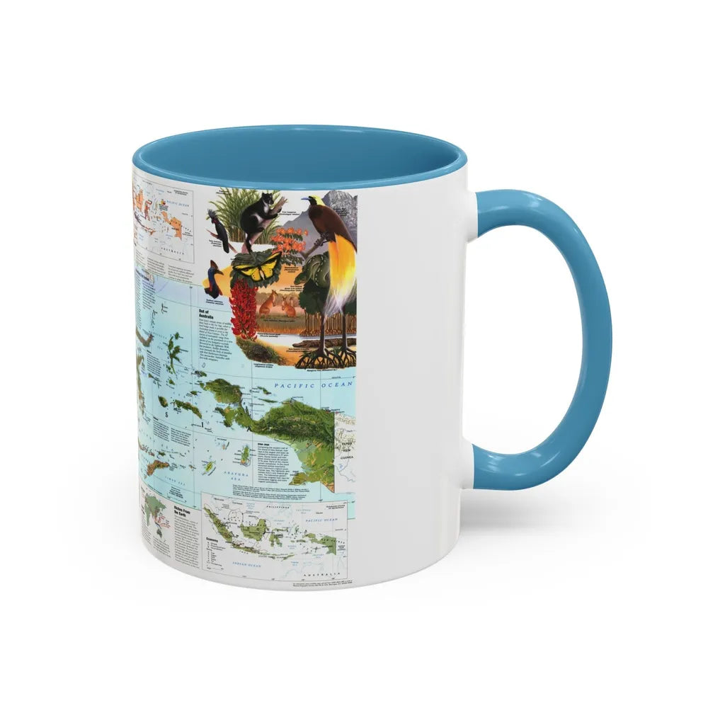 Indonesia 2 (1996) (Map) Accent Coffee Mug-Go Mug Yourself