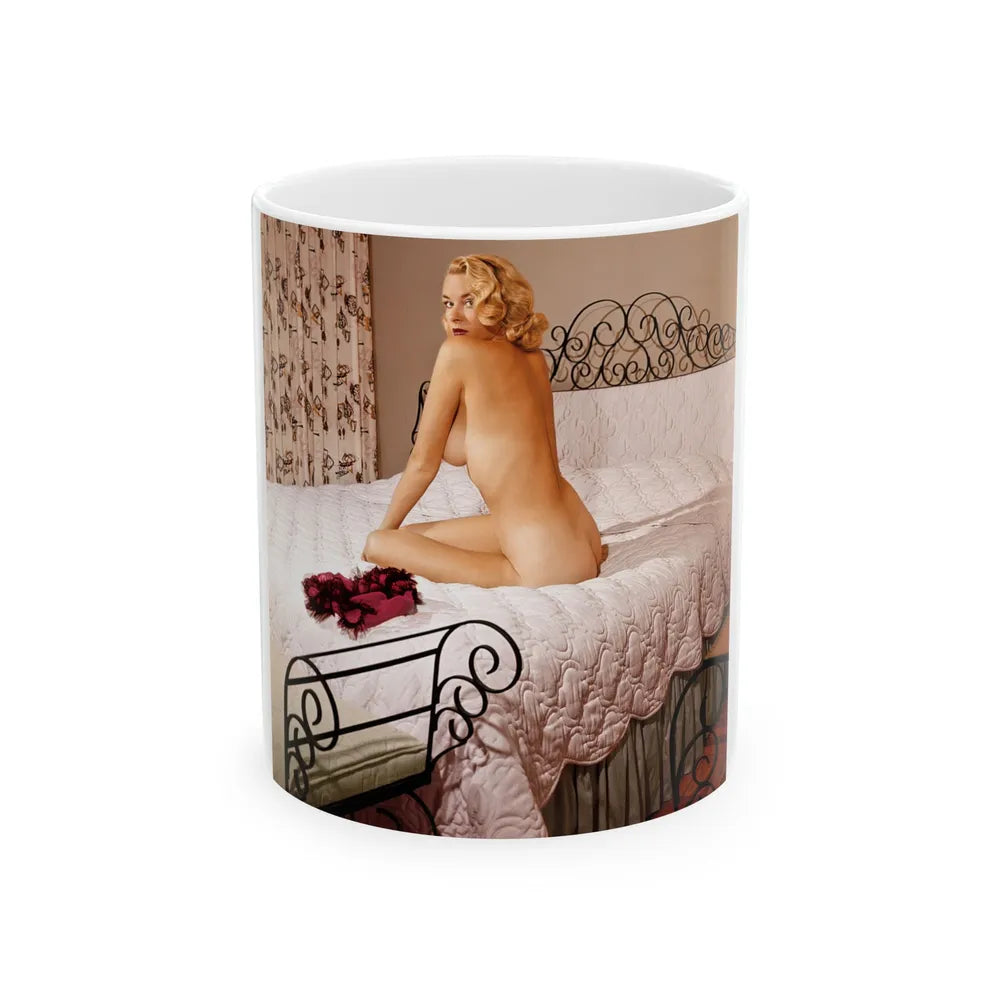 Eve Meyer #10 (Vintage Female Icon) White Coffee Mug-11oz-Go Mug Yourself