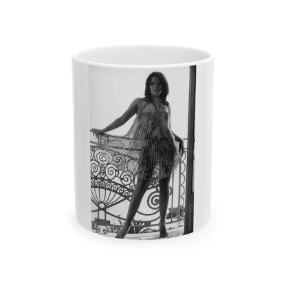 Lisa Gastoni #42 (Vintage Female Icon) White Coffee Mug-11oz-Go Mug Yourself